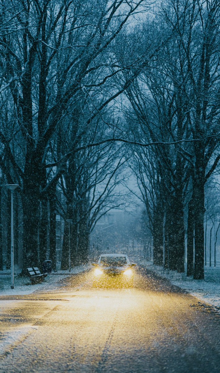 Snowfall in #Zwolle ❄️