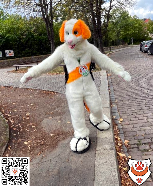 HalleFurs's tweet photo. Wer kommt da da? #FursuitFriday https://t.co/urpq68klD5