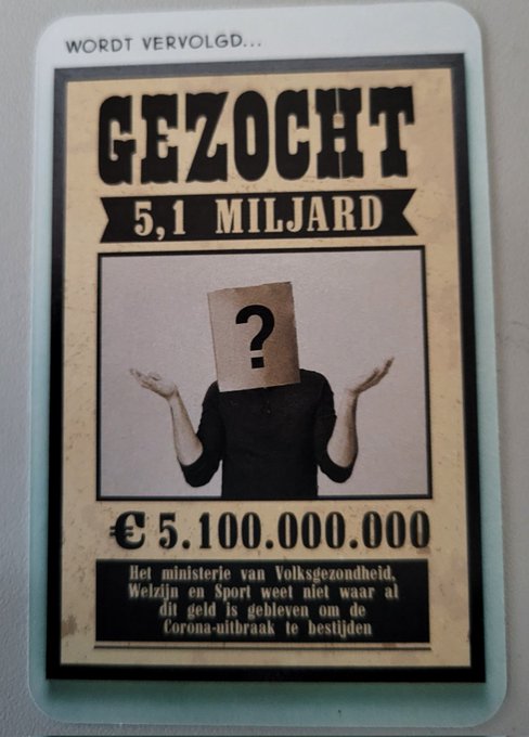 CoronaKwartet's tweet photo. Naast dat er 5,1 miljard is verdwenen, zijn we nu ook op zoek naar de berichten in mainstream over dit onderwerp.
#Hugodejonge zegt dat dit alleen een #compot is dat op socialmedia te vinden is.
Waar heeft u dit nieuws ooit gezien of gehoord? https://t.co/YpLZvdFiak