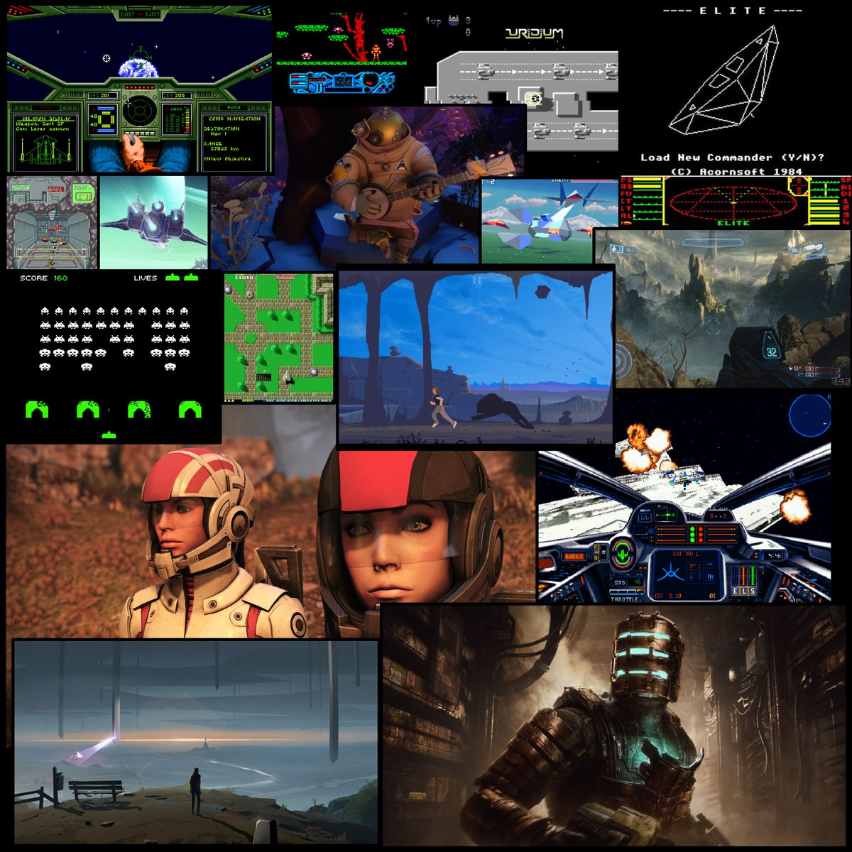 Happy #scififri - let's talk #scifigames! I recently played #deadspace and #somerville - both excellent in different ways. But even amongst classics like #Elite  and granddaddy of them all #spaceinvaders my all-time fav is 90's classic #AnotherWorld. How about you?