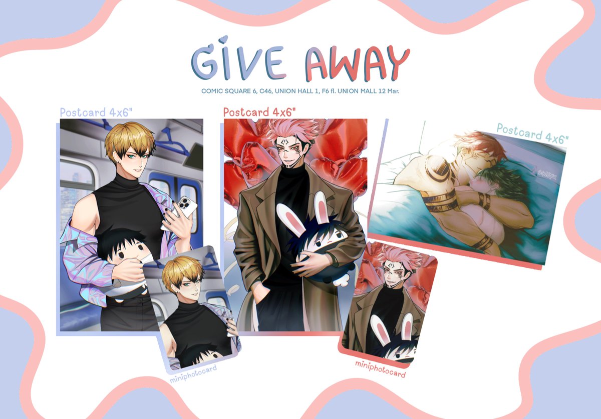 Pls RT -  ของแจกมาแล้วค่า สำหรับใครที่ฟอลแอคนี้อยู่สามารถไปที่บูธ C48 โชว์หน้าแอคตัวเองว่าติดตามกันอยู่ สามารถเลือกรับไปได้เลยค่ะ คนละ 1 ชิ้นเท่านั้นนะคะ เพื่อเป็นการขอบคุณที่ติดตามกันมาจนถึงตอนนี้น้า ขอบคุณค่า 🫶✨