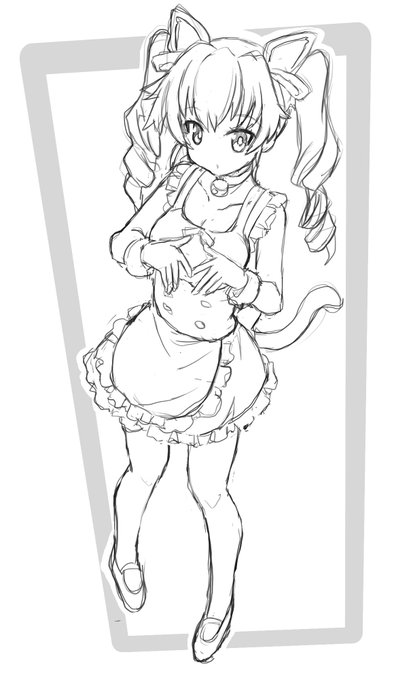 ネコミミメイドアンチョビが可愛すぎた✨ 