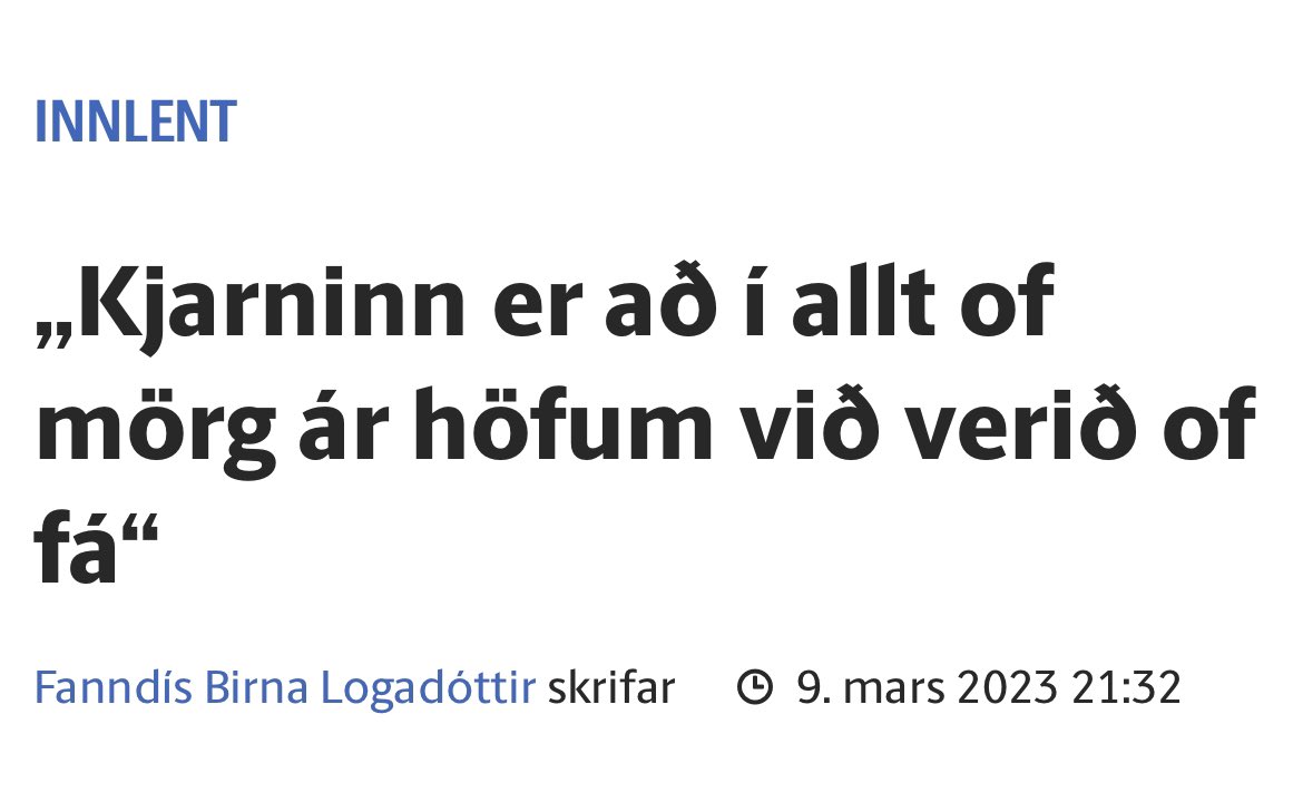 Um hver getur þetta átt við? Komið með dæmi um rétt og röng svör.