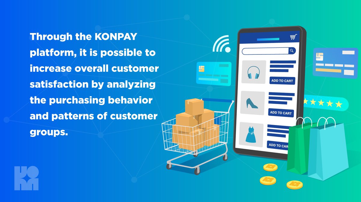 ✔️✔️Through the KONPAY platform, it is possible to analyze the purchasing behavior and patterns of customer groups.

Increase overall customer satisfaction!🚀