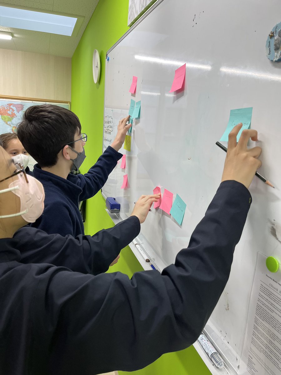 Today <a href="/UnitedSTokyo/">United School of Tokyo</a> in #grades5 to 8, student led groups did #thinkingclassroom work around building a new #schoolwide #mission and #vision