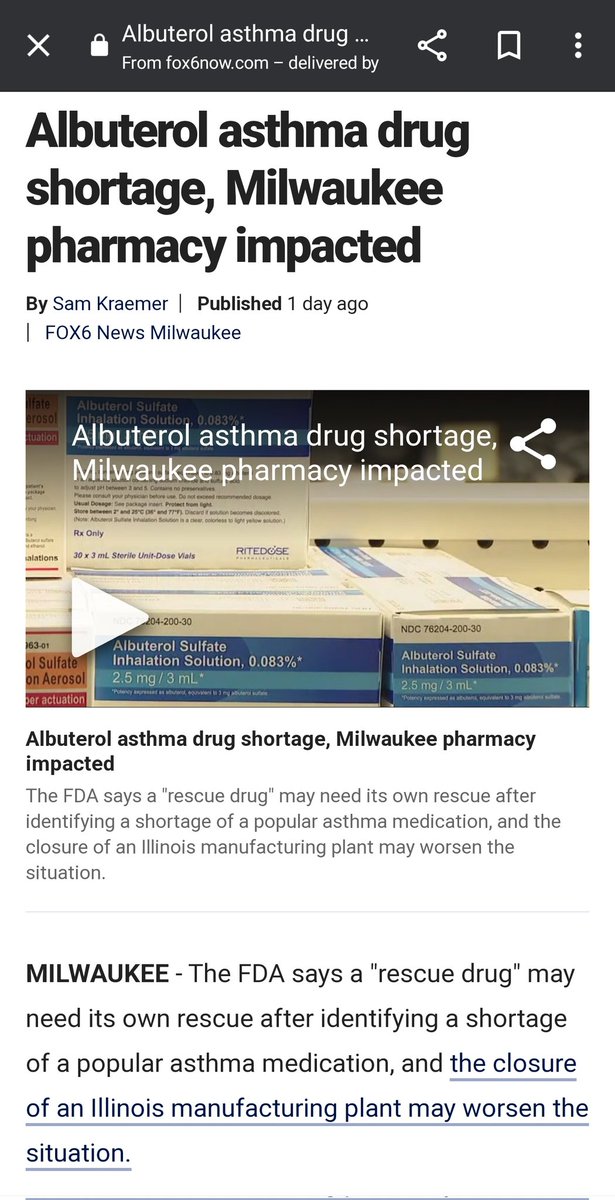frank absence of truth is chaos. on Twitter "RT Pamacious Asthma drug Albuterol The