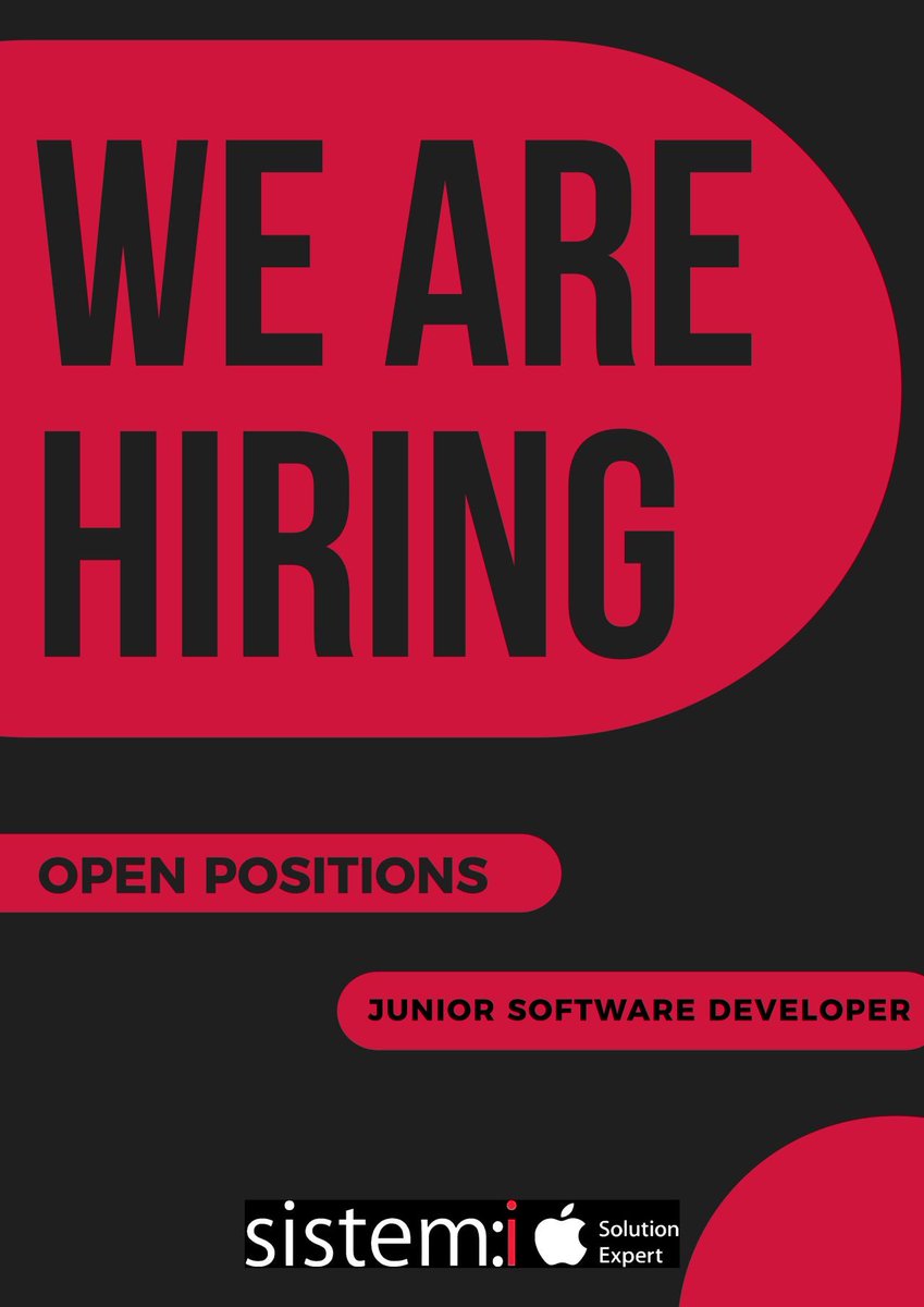 sistemiband's tweet photo. 🔥 #jobalert 📣 
Join our team #team 
https://t.co/1Ov2hKGHOV https://t.co/620pL5jjRo