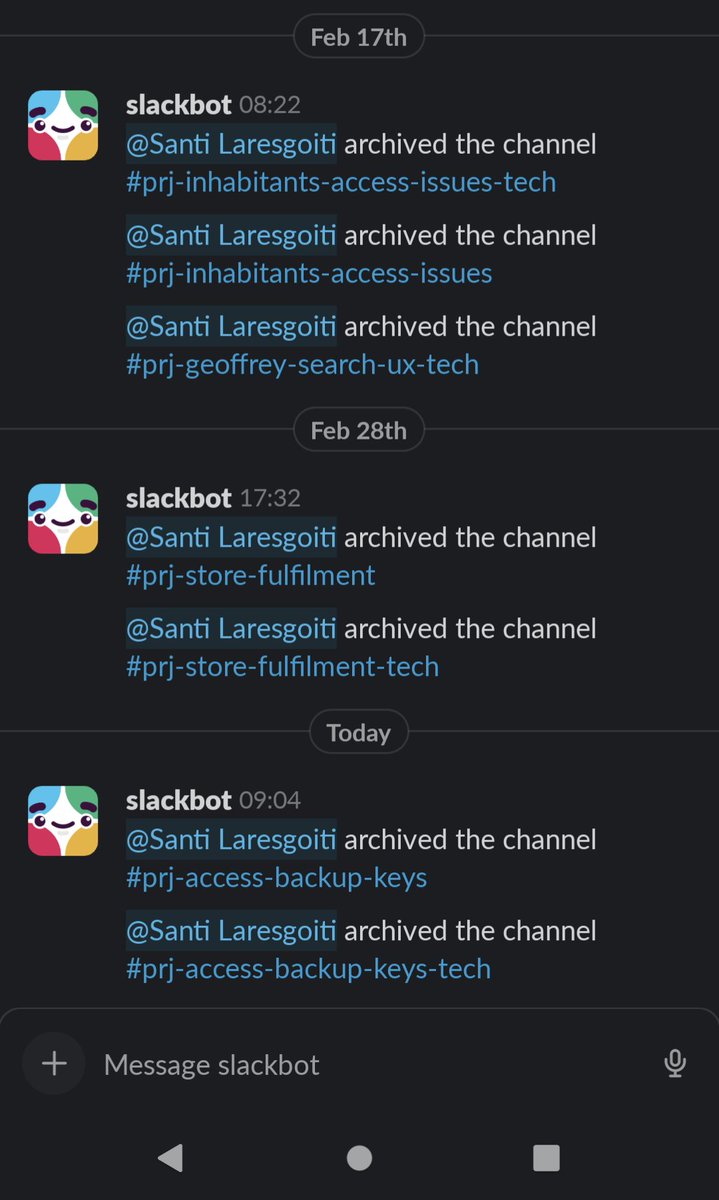 LibereTech's tweet image. Ese olor a proyectos archivados del viernes por la mañana...