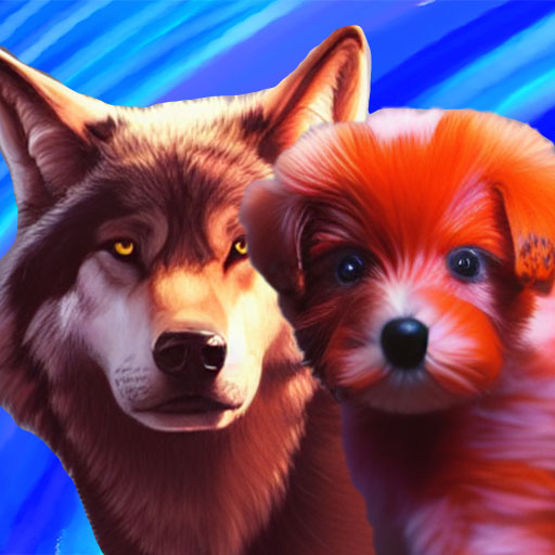 When your mind won’t stop, I guess you keep learning Photoshop in one day. #canines #dog #wolf #animal #bluebackground #aiart #Aigenerated #artsy #artwork #funwithphotoshop #digitalart