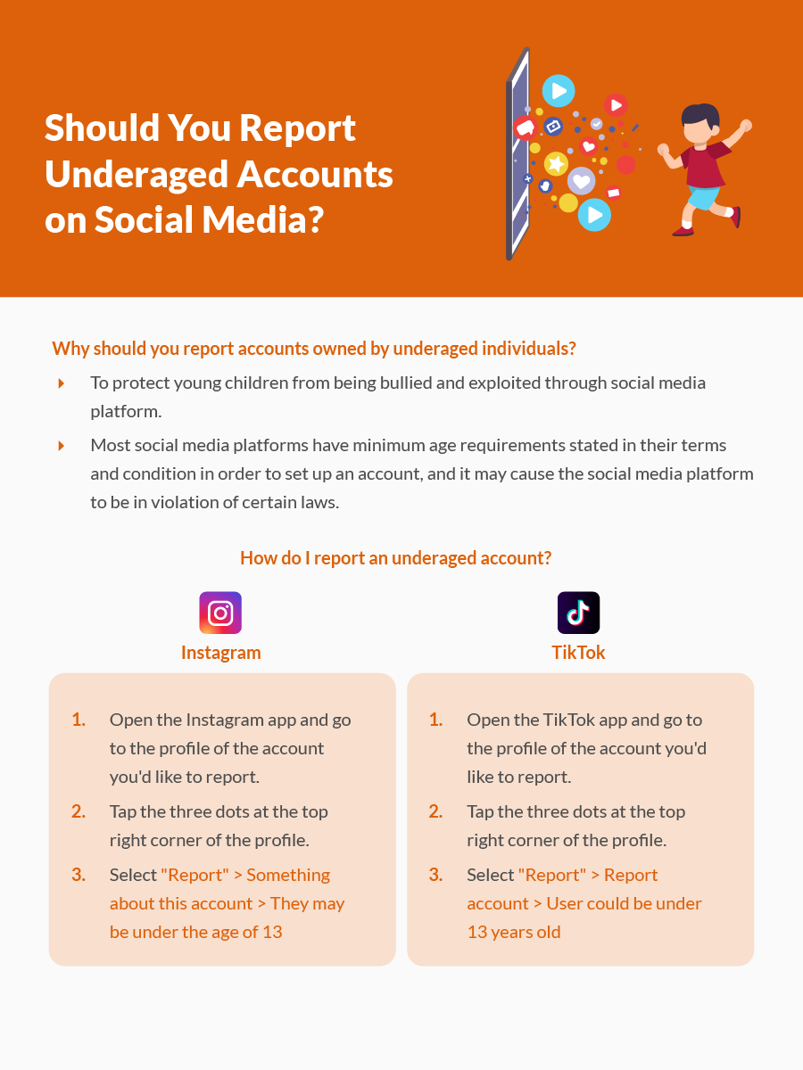 BruneiCERT's tweet photo. Reporting an underaged account can protect a child as they may not have the necessary skills and maturity to navigate the online world safely.
#Brunei #SecureVerifyConnect #BruCERT #socialmedia #underage https://t.co/kyMaKTRVOq