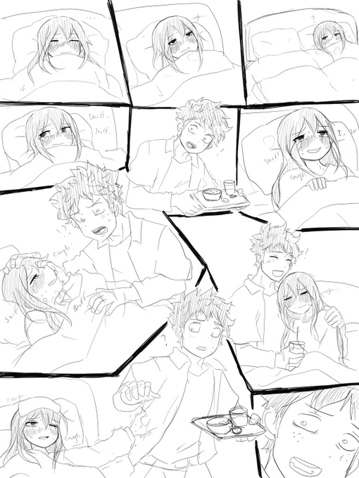 Midotsuyu Time. Part 2 doodle. Enjoy.
#midotsuyu #izukumidoriya #TsuyuAsui #IzukuxTsuyu #Deku #Froppy #doodle #Fanarts #MyHeroAcadamia
#caring 