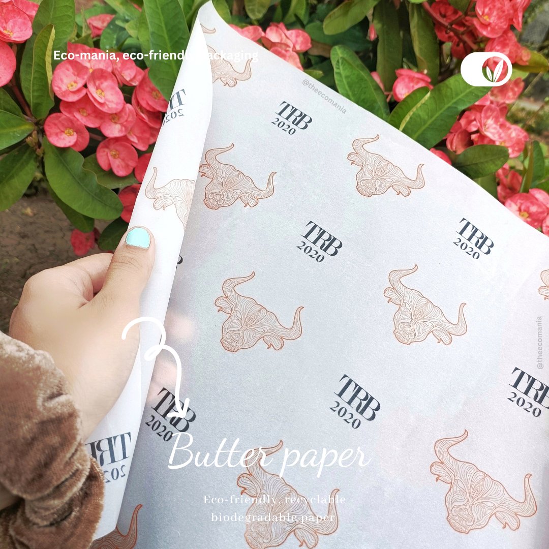 theecomania's tweet photo. Ditch Plastic & wrap your products in personalised butter papers🌿
📸: Customised butter paper
#ecofriendly #ecopackaging #sustainablepackaging #packagingorders #ecommerce #butterpaper #packagingsolutions #plasticfree #saynotoplastic #smallbusiness #packaging #sustainable https://t.co/VZ5aY8FlyH