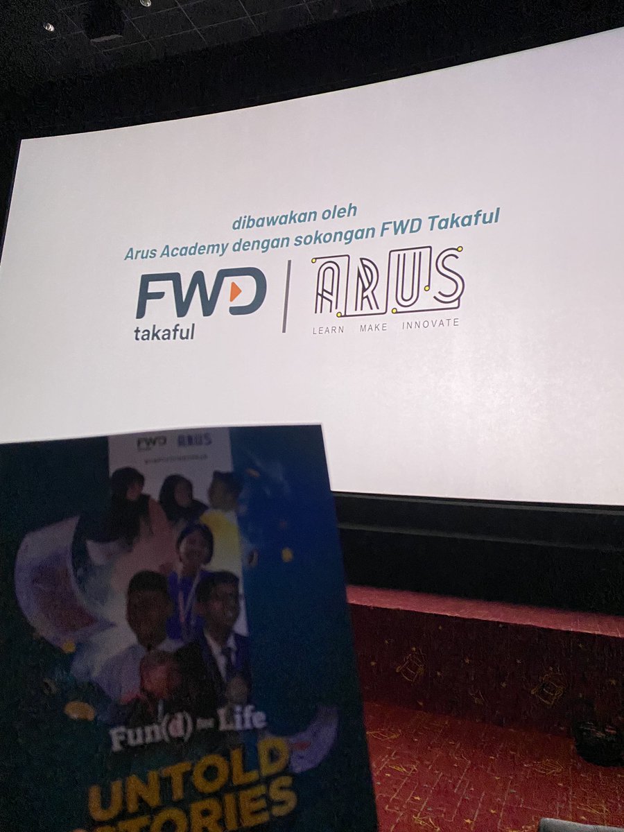 surayaror's tweet photo. Attending Fun(d) for Life - Untold Stories: Of Dreams & Money & 2023 Plans Sharing hosted by @ArusAcademy @FWDTakaful 🙌
#FFLdocumentary #fundforlife https://t.co/0RClGQ9pcn