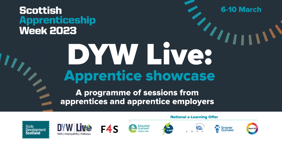 mywowscotland's tweet photo. Four free half-hour #apprenticeship webinars happening today get involved in. Find out more and sign up here ๐ https://t.co/Pp7lcGvWTu
@Founders4Schools, @EducationScot, @eSgoilย ย
#ApprenticeShop #UnlockingPotential #ScotAppWeek23 https://t.co/fK757LAZLh