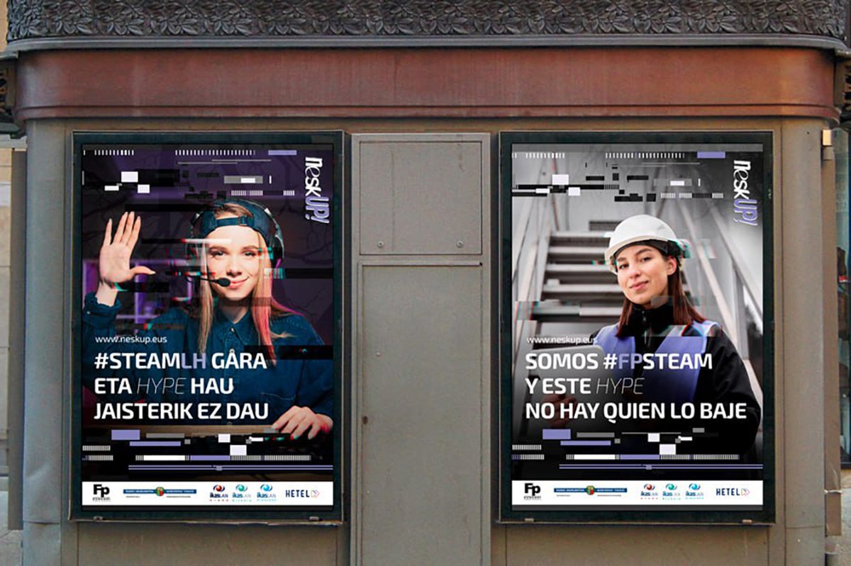 Gazteberri's tweet photo. Eusko Jaurlaritzako Lanbide Heziketako Sailburuordetzak NeskUp! programa jarri du martxanemakume gazteen artean bokazio zientifikoak eta teknologikoak sustatzeko. #Steam #NeskUP2023
https://t.co/rx5mM4fLVv https://t.co/GYNTordS9l