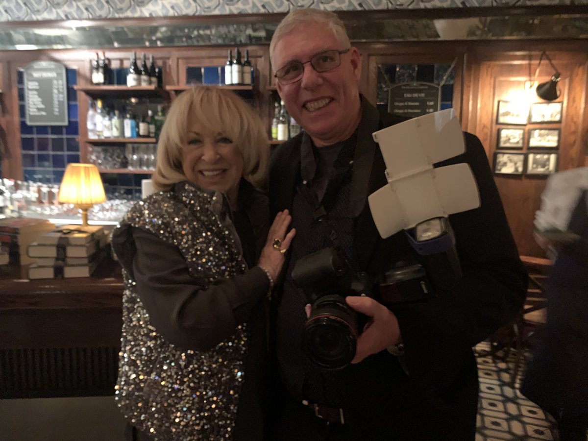 What a great night Feeling privileged to be asked to do Linda la Plante's Birthday celebration and book launch at The Delaunay Restaurant,Aldwych