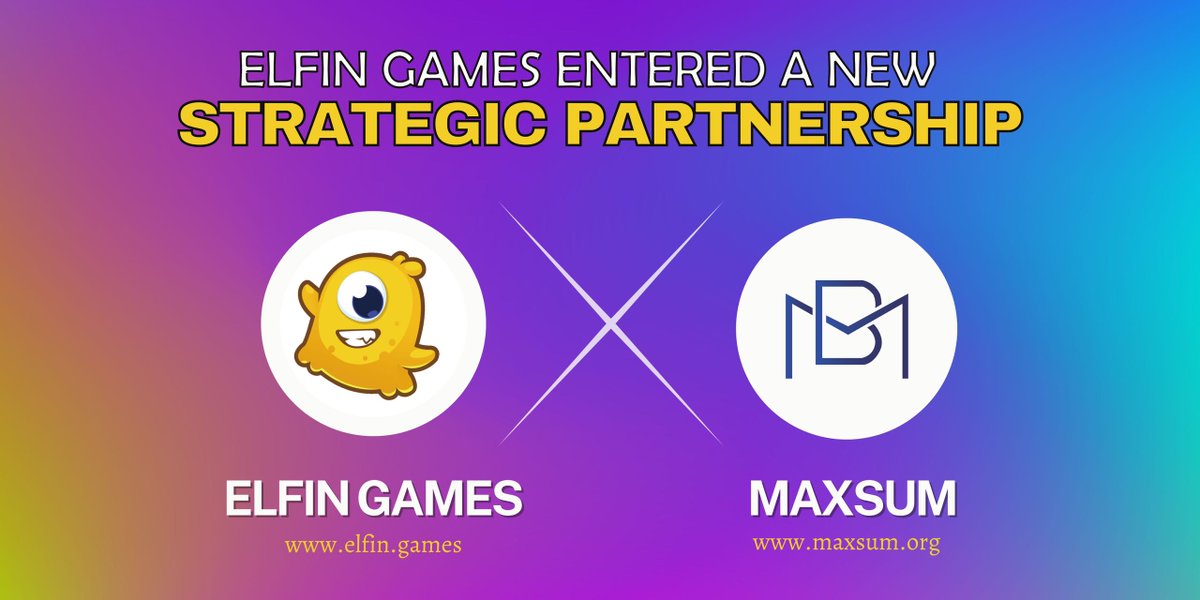 ElfinGames's tweet image. 📢#Elfin Games is now in strategic Partnership with @MAXSUM80998912! 

#Maxsum BlockLab provides one-stop
blockchain solutions for blockchain partici-
pants and traditional industry. This partnership aims for further expansion and community growth in the S.E.A. market.