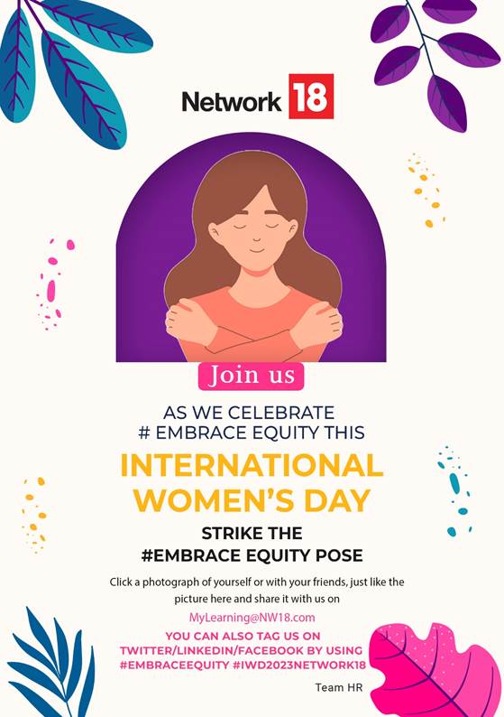 News18TamilNadu's tweet photo. Share Your Pictures | Strike the #EmbraceEquity Pose
#EmbraceEquity #IWD2023Network18 https://t.co/Yo69jb2skR