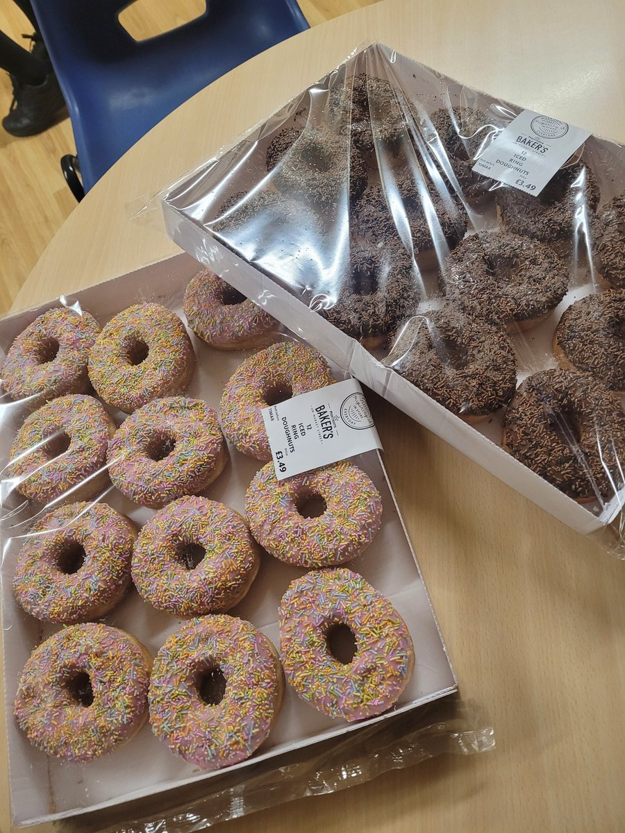 Some lovely snacks to show staff how much we appreciate them coming in during this weather! Patients are greatful for everyone turning up. @AjGidda @curzon_jo @UHDBWellbeing @SueCham87693611