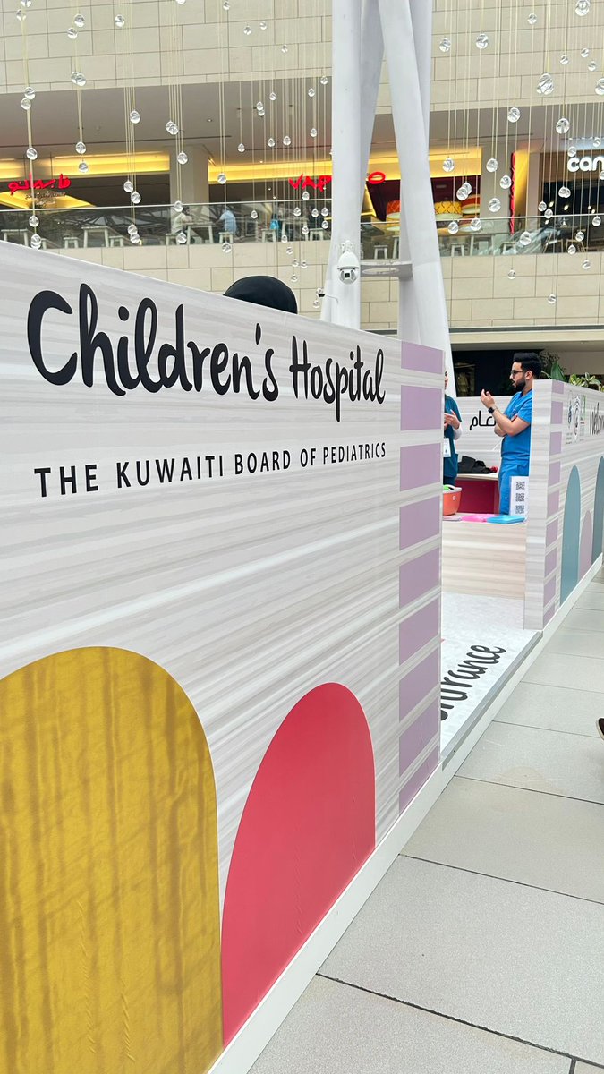 PediatricsKW's tweet photo. Who’s ready for day TWO? 😍
Pass by our Children’s Hospital in front of The Cheesecake Factory. 
#لأنهم_مستقبلنا 
#لصحتهم_أولوية https://t.co/Ou8YHjllWs