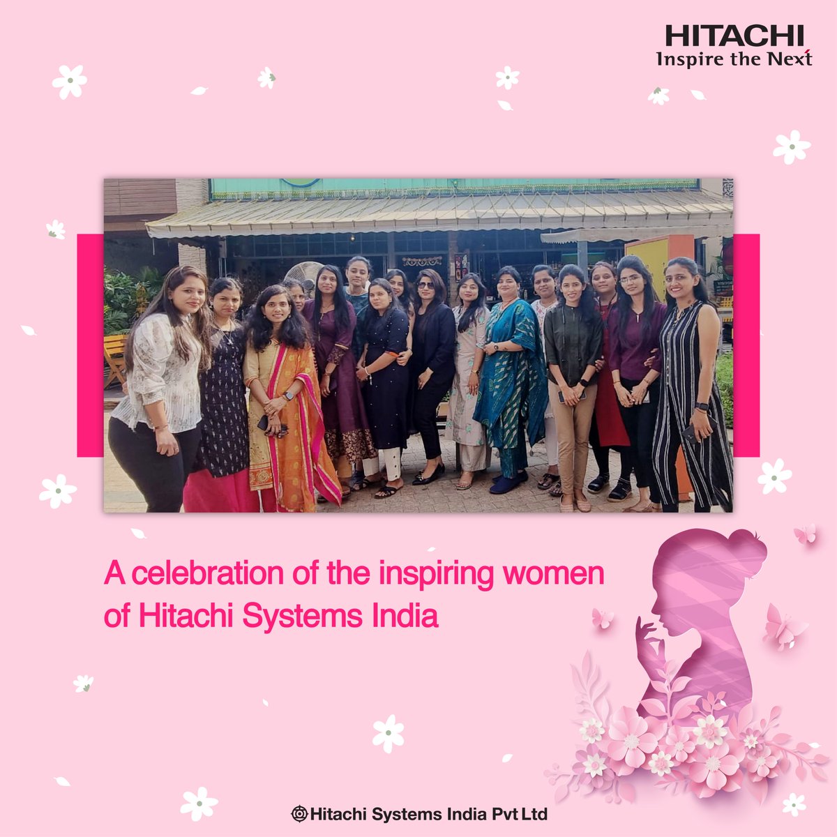 HitachiSysIndia's tweet photo. Team Hitachi Systems India celebrated International Women’s Day with a fun lunch get-together and a wonderful outing to honour the brilliant women of HSI!

Truly a day full of great company, delicious food and unforgettable memories. 
#WomensDay2023 #EmpowHER #IAmHitachi https://t.co/BFzMpznyxw