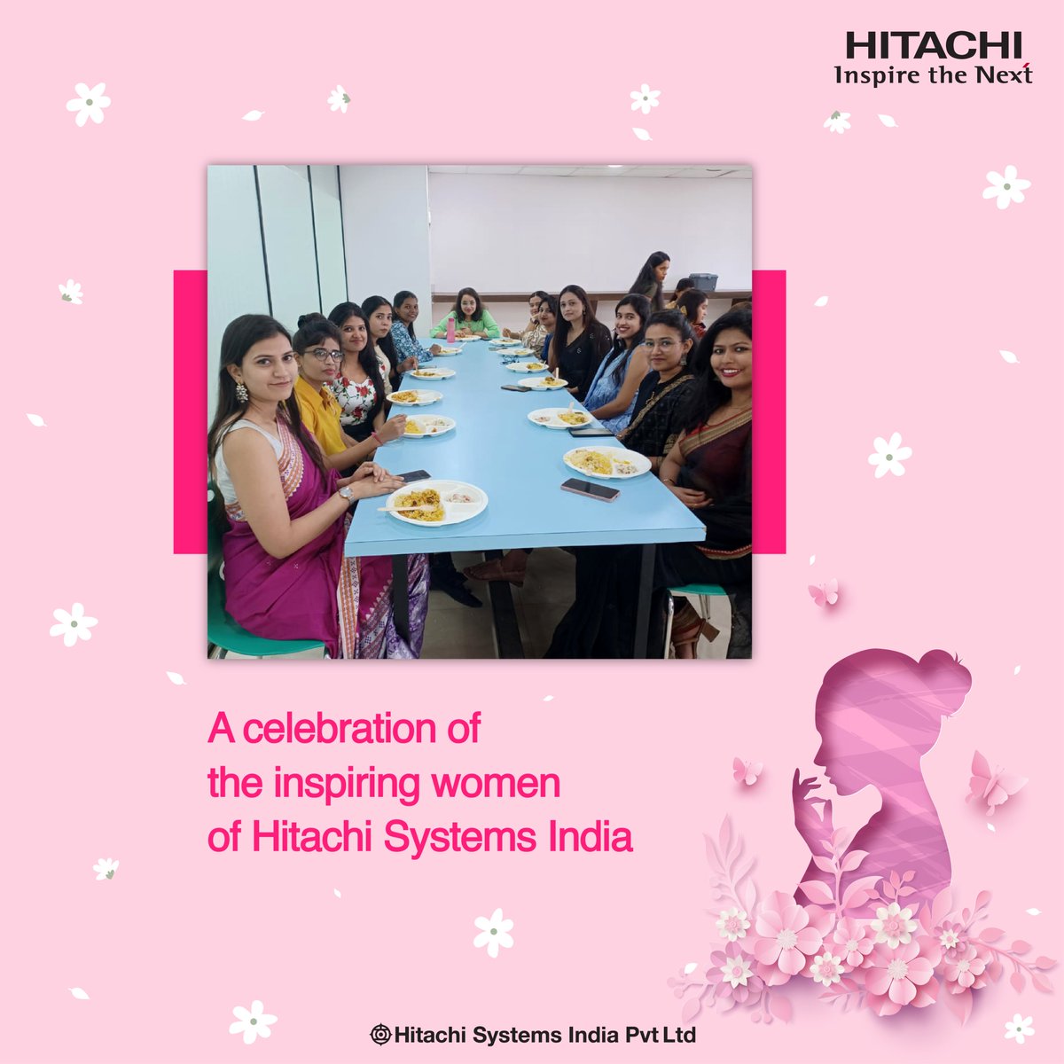 HitachiSysIndia's tweet photo. Team Hitachi Systems India celebrated International Women’s Day with a fun lunch get-together and a wonderful outing to honour the brilliant women of HSI!

Truly a day full of great company, delicious food and unforgettable memories. 
#WomensDay2023 #EmpowHER #IAmHitachi https://t.co/BFzMpznyxw