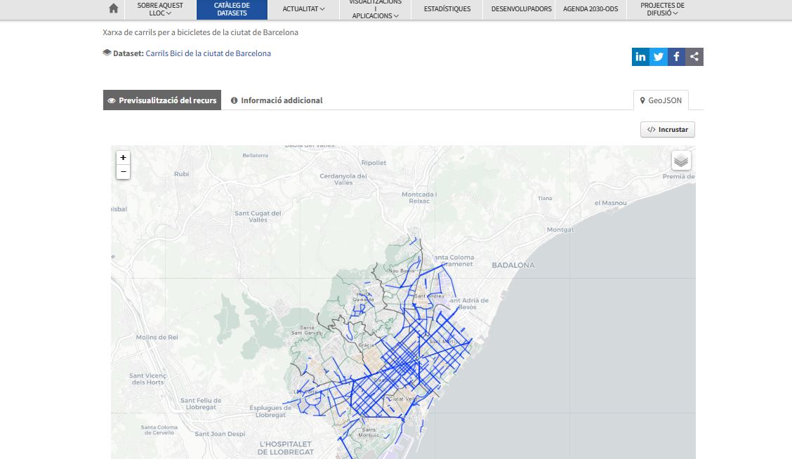 EnbicixBCN's tweet image. #Sabiesque tota la informació que fem servir per pintar els mapes està publicada en fitxers #opendataBCN?

Hores d&apos;ara hi ha 24 datasets de dades obertes relacionats amb la #bicibcn 

opendata-ajuntament.barcelona.cat/data/ca/organi…