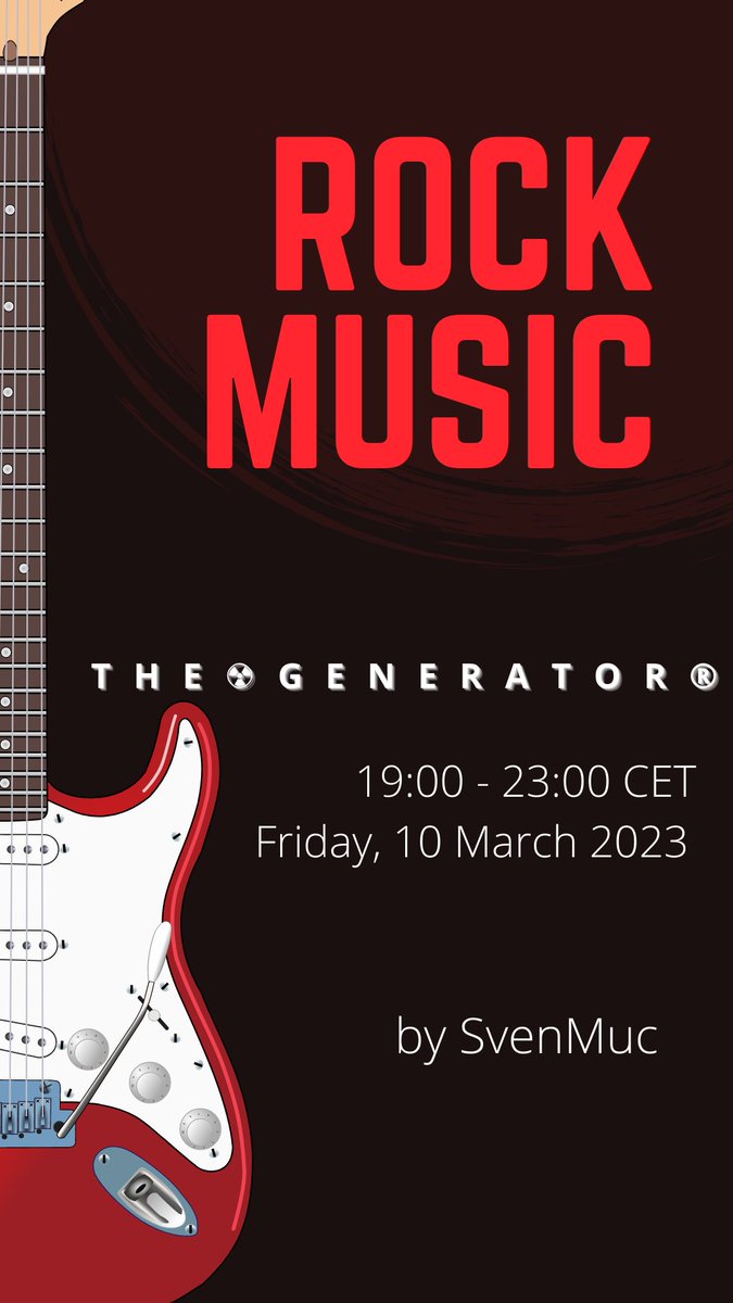 Rocking 𝗧𝗵𝗲☢𝗚𝗘𝗡𝗘𝗥𝗔𝗧𝗢𝗥® - tonight 7pm CET 🎶
in <a href="/3dxchat/">3DXChat</a>