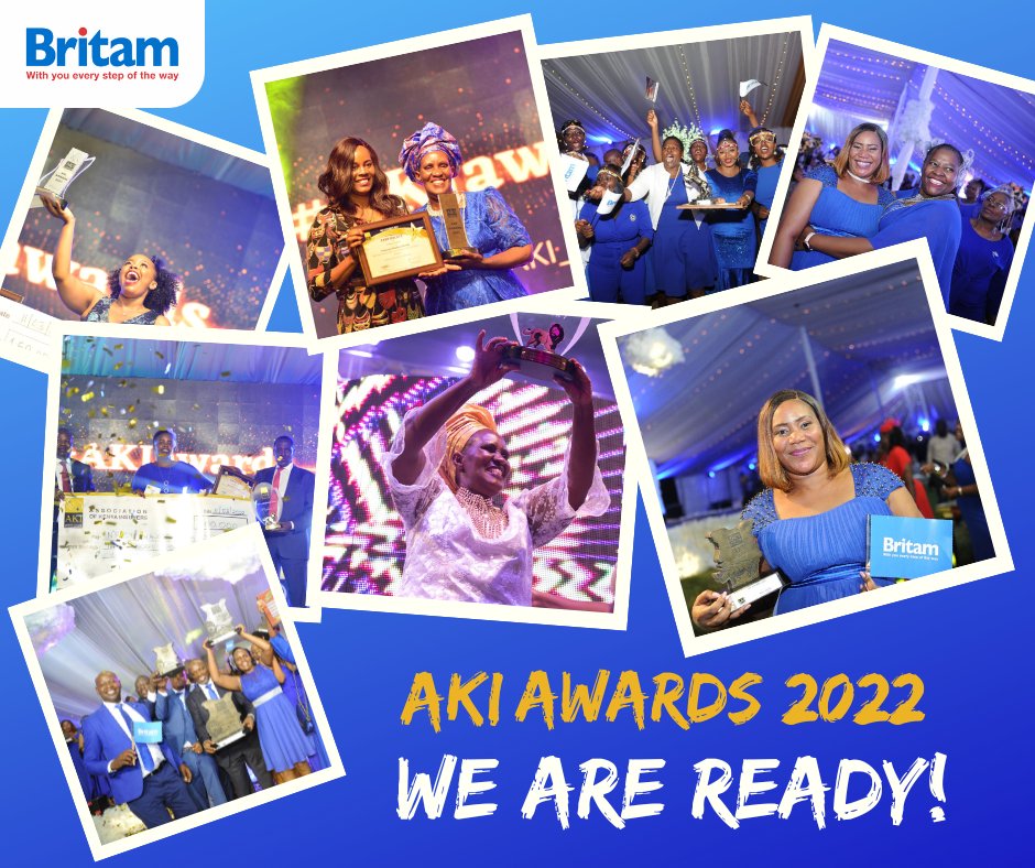 BritamEA's tweet photo. It's D-Day! A few hours to the AKI Agent of The Year Awards and we are ready! #BritamAKI2022 #LifeAtBritam #BritamBlueEagles #AKIAwards
cc. @AKI_Kenya https://t.co/YFrh2oV7Dp