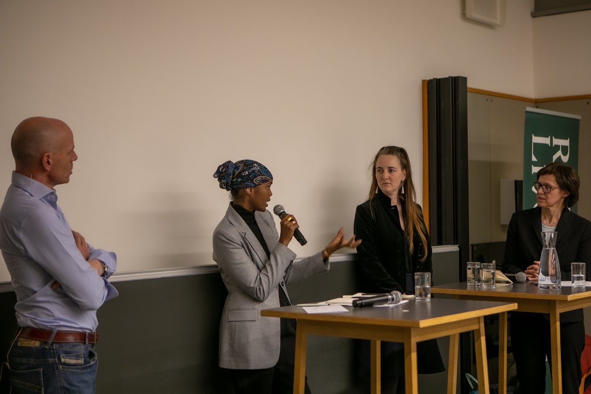 Yesterday's event marked a great start to our 'Sustainability Now! - Analysing Empowerment for Change' Lecture Series with @IlwadElman talking about the reintegration of former child solders into society, followed by the panel talk with @cvontoggenburg and Amber Gayle Thalmayer