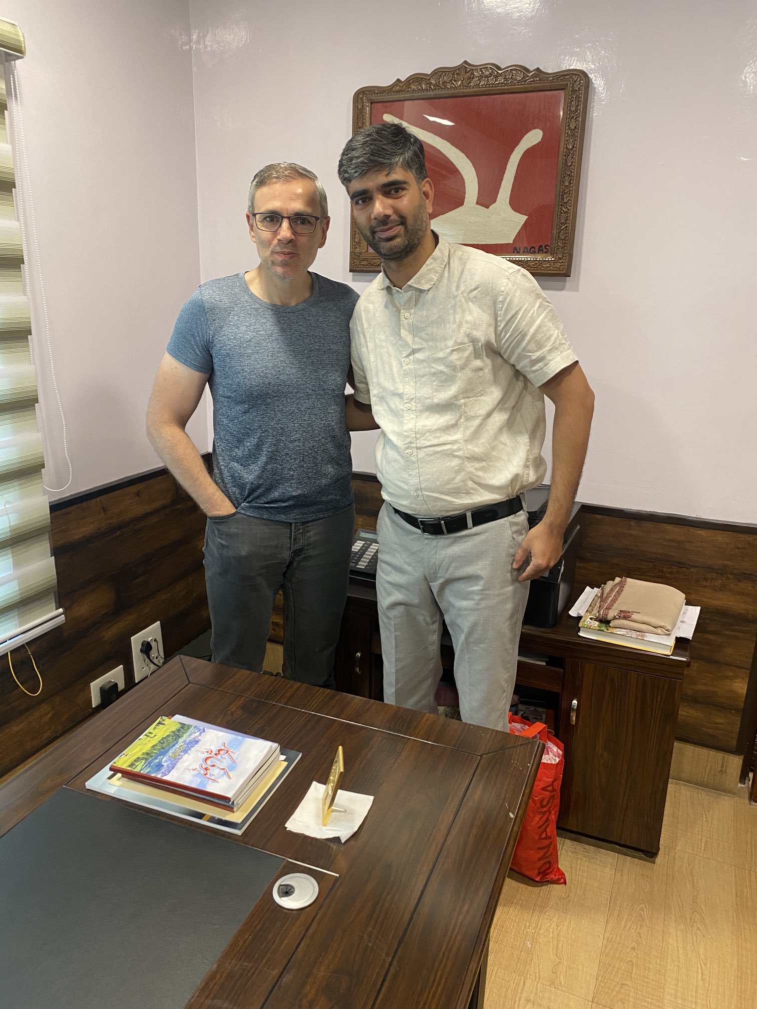 Happy birthday Omar Abdullah  sahab. May Allah bless you with good health. Live long, stay fit. 
