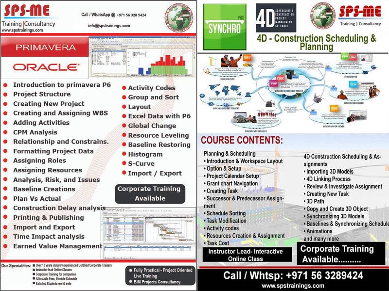 systems_me's tweet image. #PrimaveraP6+ #SYNCHRO4D Training Course
Our expert instructors will guide you through every aspect of the software, from basic navigation to advanced #scheduling techniques. You&apos;ll learn how to create and manage #projects, assign resources, track progress, and analyze data.
