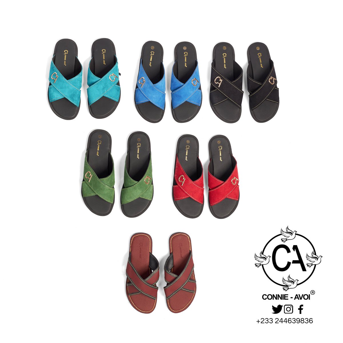 Connie-Avoi Criss-Cross Sandals

Material: Suede Leather

🏷️: GHC200

➡️ Swipe through to see colors that complements your style. 

Sizes
EU-40 | EU-41 | EU-42 | EU-43 | EU-44 | EU-45 | EU-46

#madeinghana #wearghana #GhanaAt66