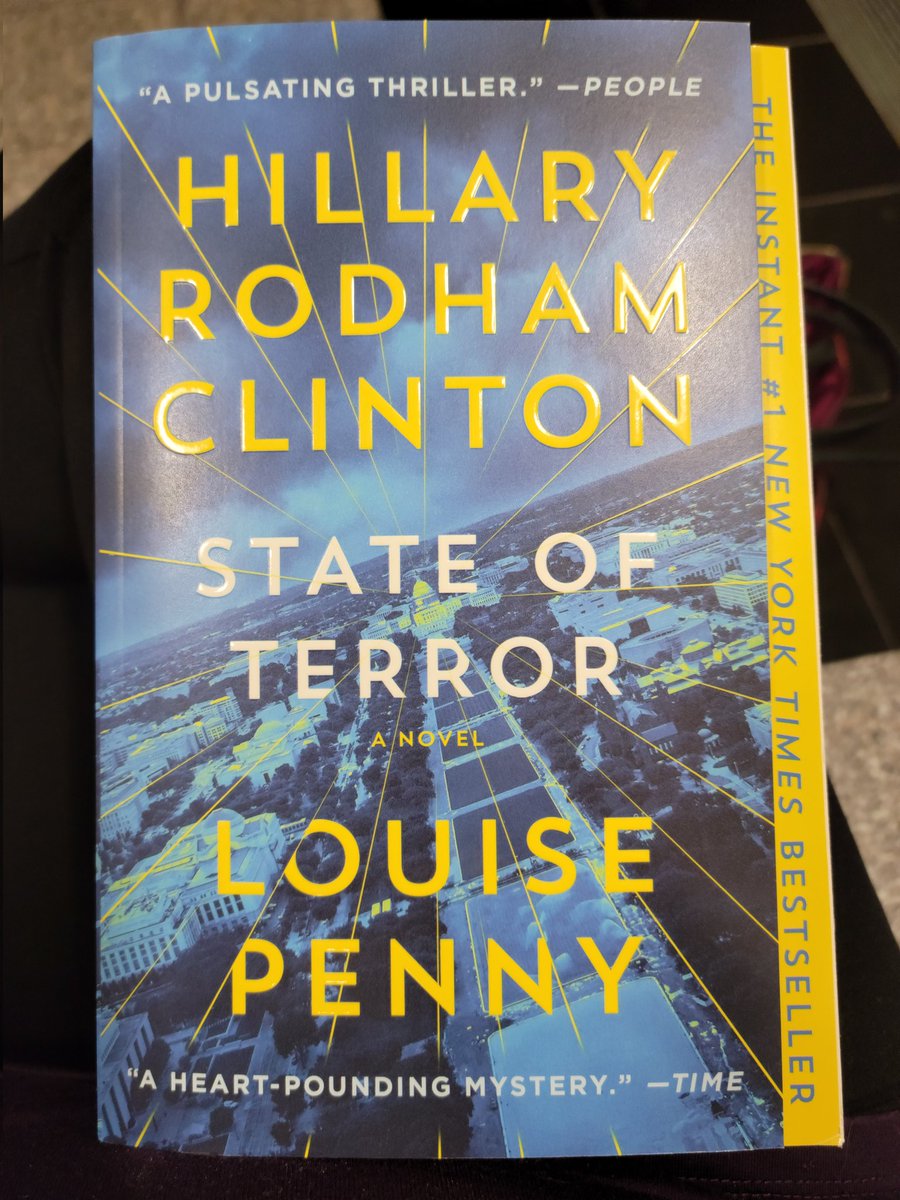 SherryCarmont's tweet photo. I'm reading this as I'm traveling thru 2 US airports today. Could be a conversation starter or stopper. #couldbeinteresting https://t.co/o4Q0Z22tOR