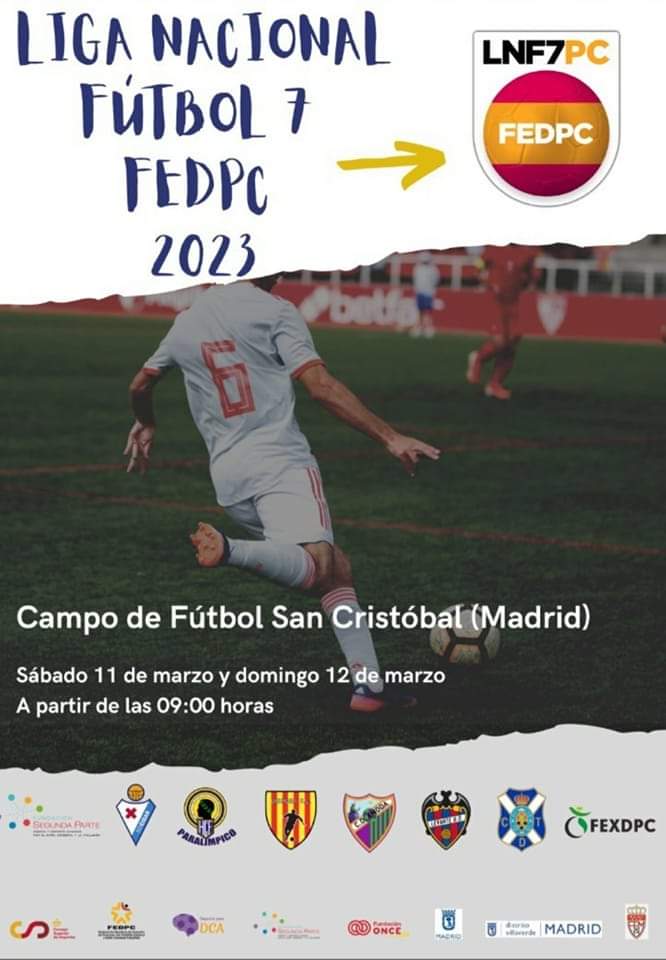 ⚽ | #ParálisisCerebral |

📍Madrid acoge la tercera concentración de la 🇪🇸Liga Nacional, con tres partidos para la selección extremeña.

🚀Con el impulso de <a href="/metalframereno1/">Metal Frame Renovables</a> 

🔗+INFO 👉ow.ly/2TiN50Nf027

#VamosExtremeña💚🤍🖤