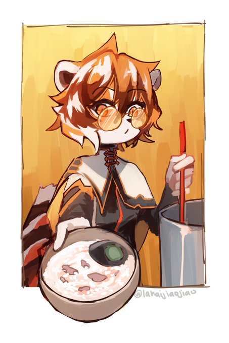 Waai Fu and congee! (day 16)#arknights #明日方舟 #100日チャレンジ 
