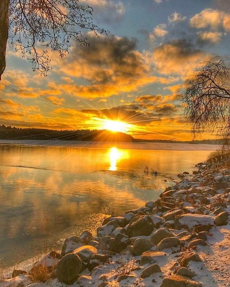 Très beau coucher de soleil !