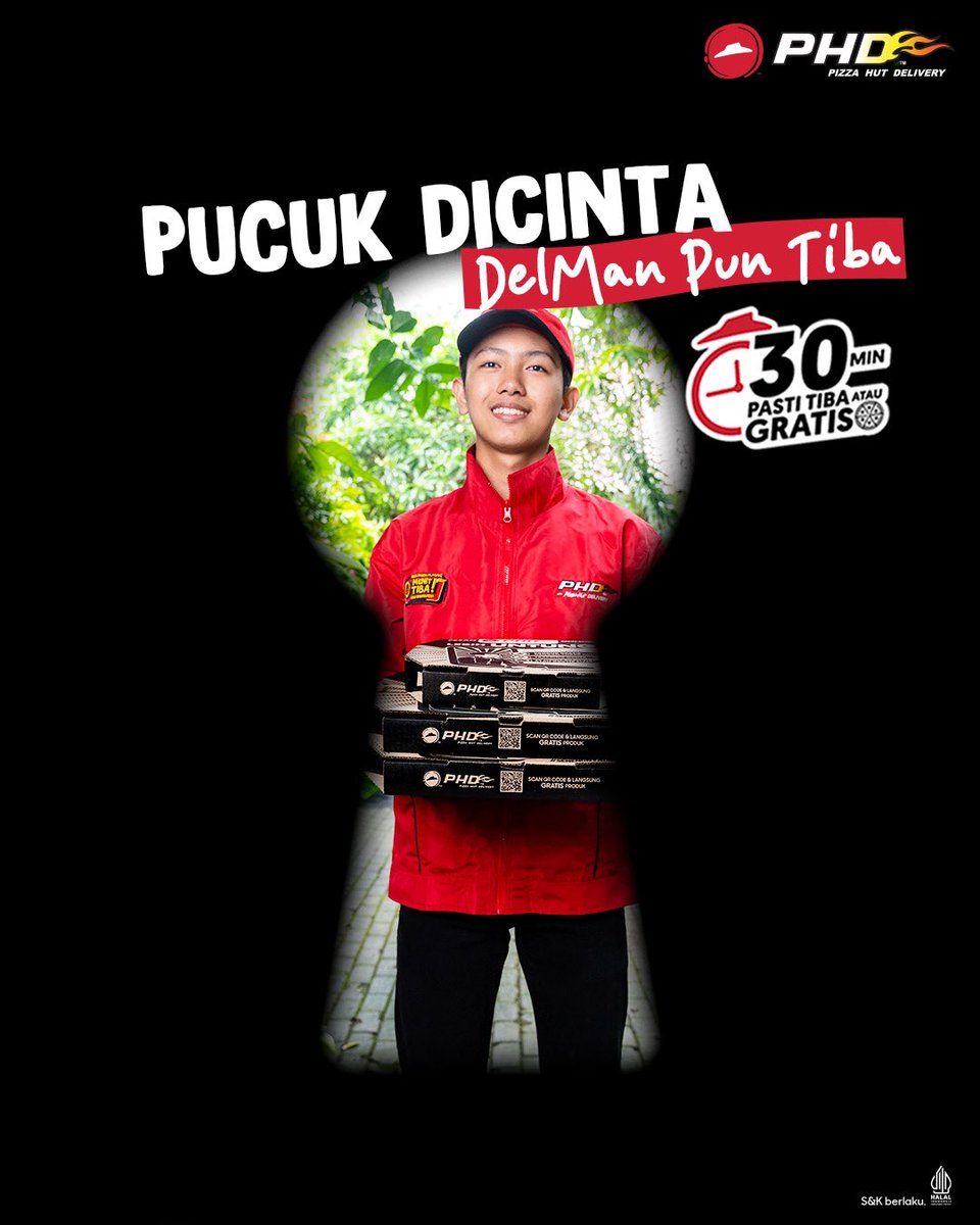 phd_id's tweet photo. Abang Delman selalu always jadi emergency call buat pertolongan pertama pada perut keroncongan 😝
Pesan Online lewat Website/Aplikasi Pizza Hut Indonesia, Delivery PHD dijamin 30 menit tiba!
#SenengnyadiPHDin #PromoMakanan #MakananDiskon #Giladiskon #PromoPizza #PizzaHut https://t.co/3FrWIvwE6i