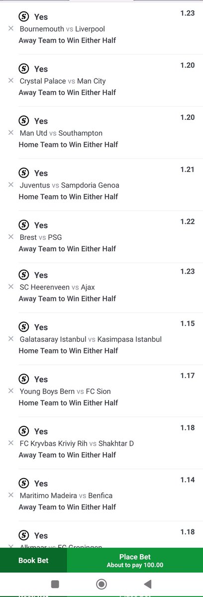 pink_girrll's tweet image. Sportybet Convert of those games

1.7K 
100 ODDS
100 ODDS
100 ODDS

Something keeps telling me to drop the codes only on telegram. Witches and wizard are here on twitter ☹️

Please advise me