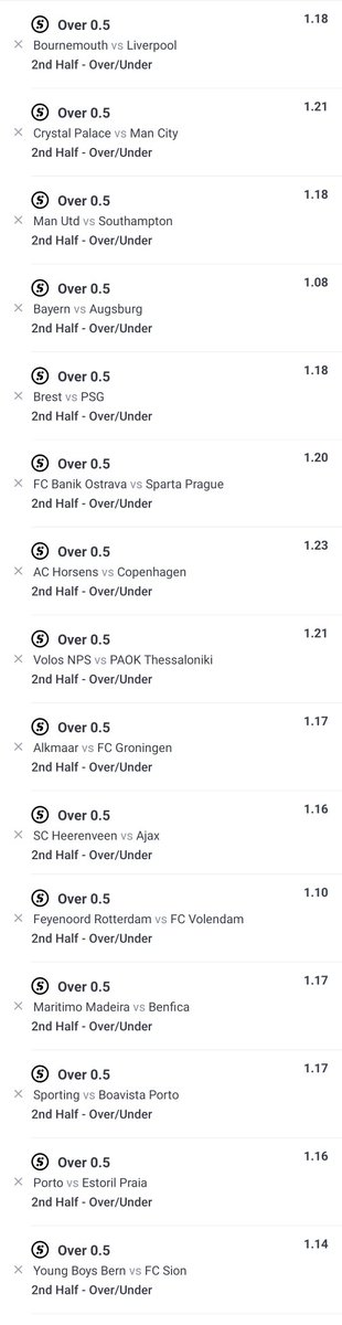 pink_girrll's tweet image. Sportybet Convert of those games

1.7K 
100 ODDS
100 ODDS
100 ODDS

Something keeps telling me to drop the codes only on telegram. Witches and wizard are here on twitter ☹️

Please advise me