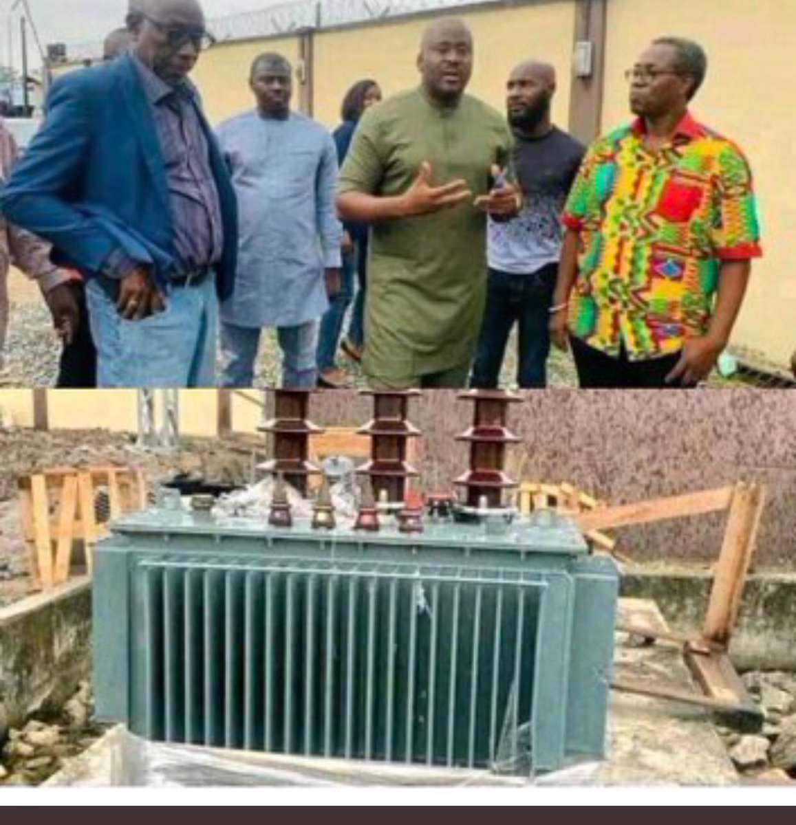 So Desmond Eliot had dis amount of money to distribute transformers to 8 constituencies? Unfortunately he has done it only a week to the elections just to buy your votes. 
Surulere don’t be deceived, Vote him OUT!

Wike• Tinubu•Naira• BVAS•Arise tv•Babes