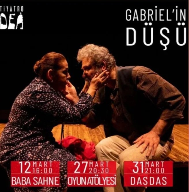Midilli Adası'nın büyüleyici atmosferinde bir göç hikayesi; Gabriel'in Düşü. Biletler:tiyatrodea.com/oyun-adi/gabri…