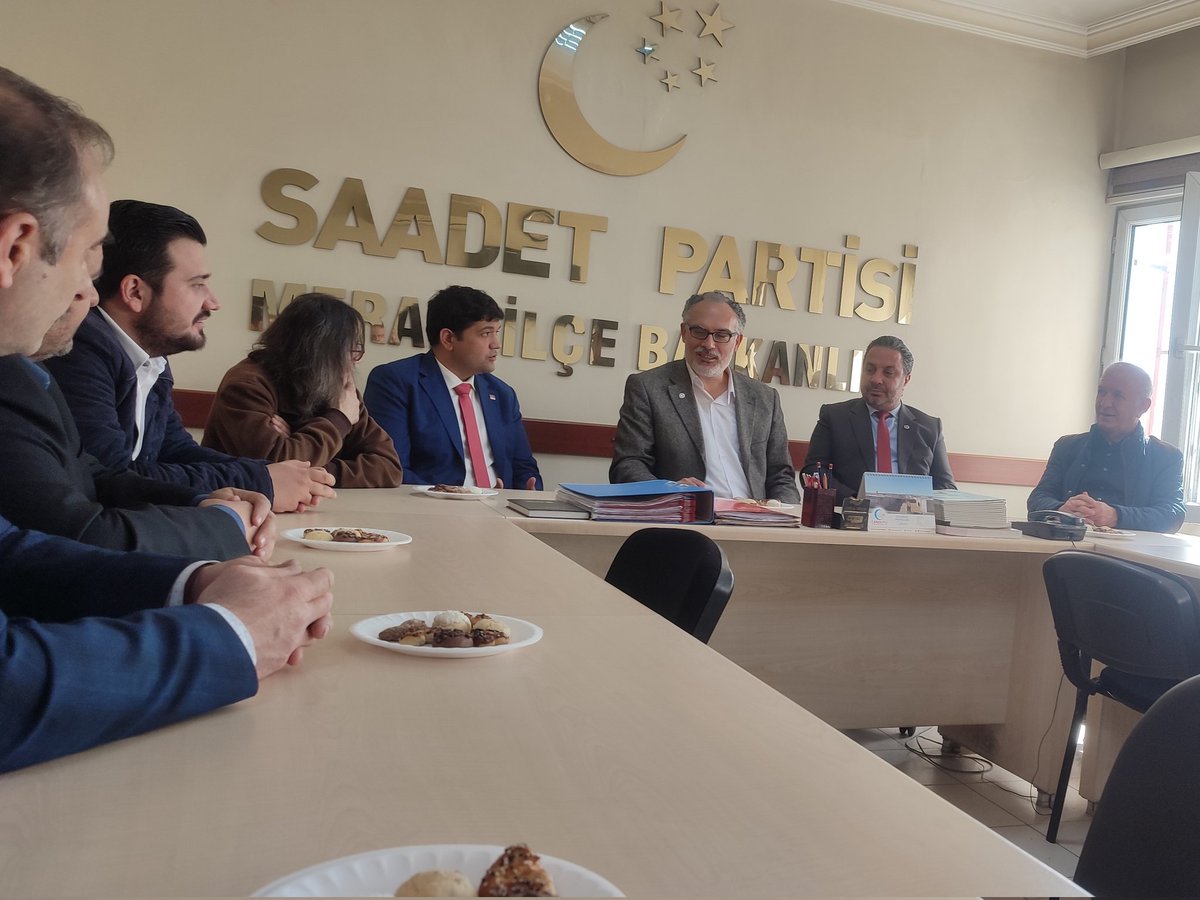 Millet İttifakı paydaşımız Saadet Partisi Meram İlçe Başkanlığını ziyaret ederek seçim güvenliği çalışmalarımız hakkında karşılıklı bilgi paylaşımında bulunduk.

Cumhurbaşkanı adayımız Kemal Kılıçdaroğlu önderliğinde Türkiye'nin refah ve huzurunu birlikte temin edeceğiz.