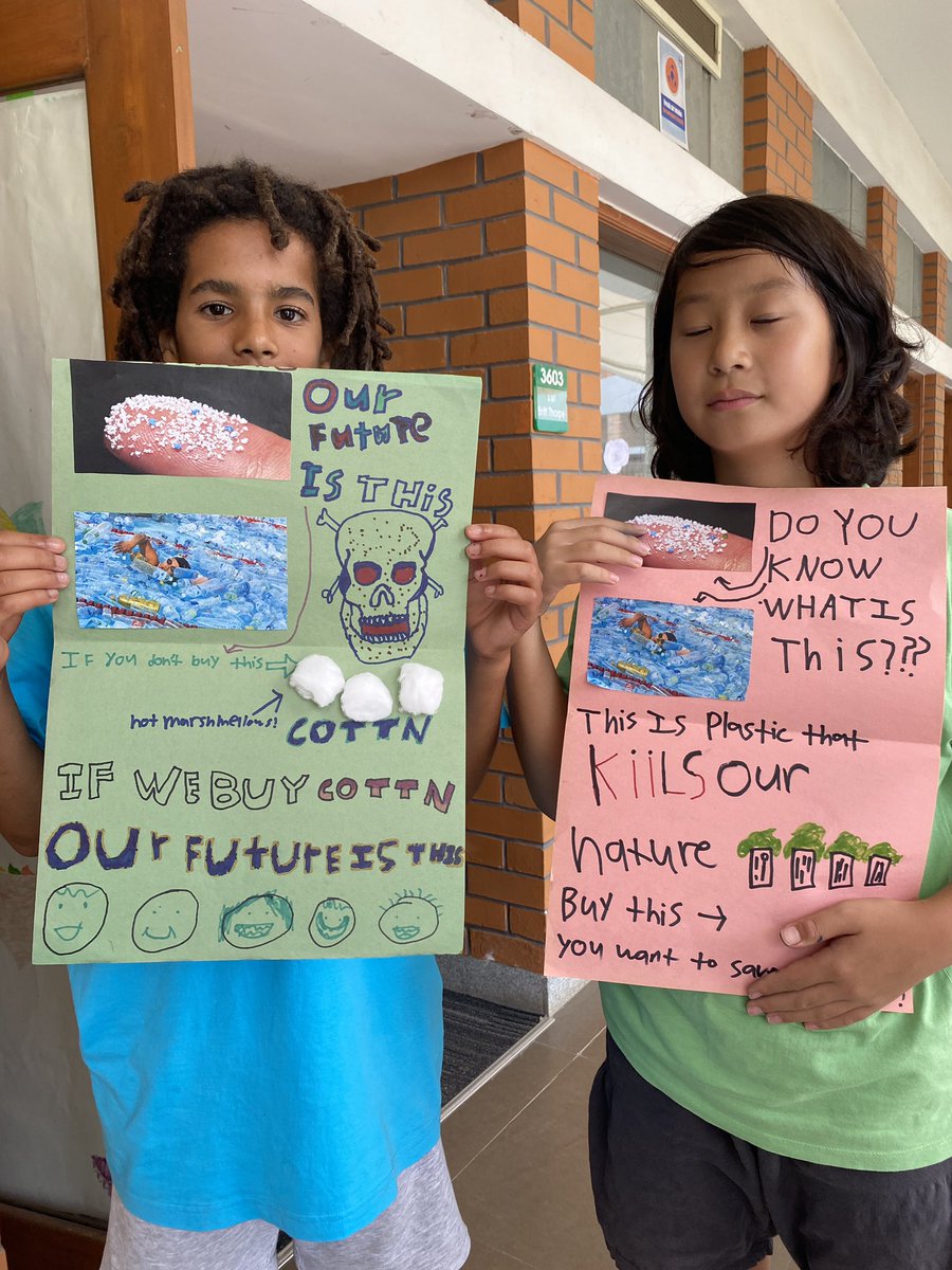 AISCElementary's tweet image. #AISCGrade5 Advocacy Team Support Cotton, end micro plastics asks you to support #cotton over #microplastics and help reduce the amount of harmful plastics in our oceans and environment. Choose natural fibers for a sustainable future! 🌎🌱#cottondoesntkill