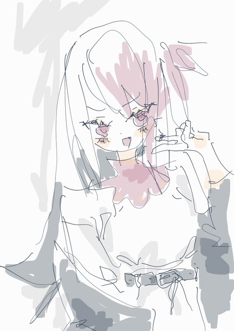 あんまり描かないタイプの女 