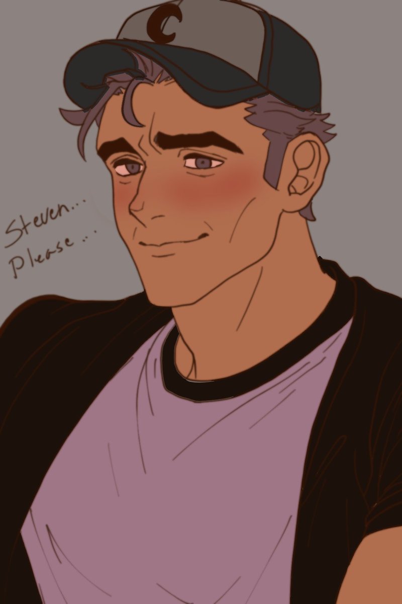 [ Dad Marp from an AU. I realized I haven't posted in forever so.... idk. I love giving him giant eyebrows. Don't ever think I'll get a face close to this again. lmfaooo.  #Moonknight #Marcspector Love you guys bye bye ]