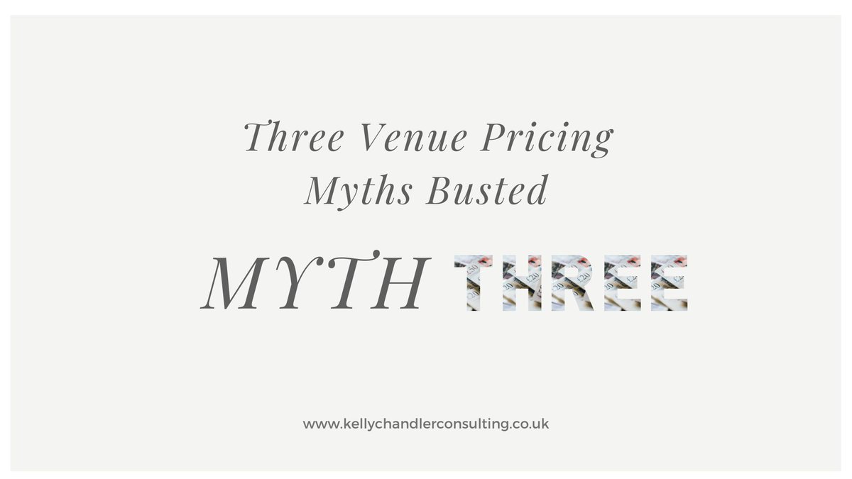 Today's my final segment of 𝟯 𝗩𝗘𝗡𝗨𝗘 𝗣𝗥𝗜𝗖𝗜𝗡𝗚 𝗠𝗬𝗧𝗛𝗦 𝗕𝗨𝗦𝗧𝗘𝗗!

𝗠𝗬𝗧𝗛 3 - 𝗜𝗻𝘁𝗲𝗻𝘁𝗹𝘆 𝗺𝗶𝗿𝗿𝗼𝗿𝗶𝗻𝗴 𝗰𝗼𝗺𝗽𝗲𝘁𝗶𝘁𝗼𝗿 𝘃𝗲𝗻𝘂𝗲𝘀! Yes, follow &amp; make comparisons. But don't assume your competitors are right! Here's why: bit.ly/KC_Insta