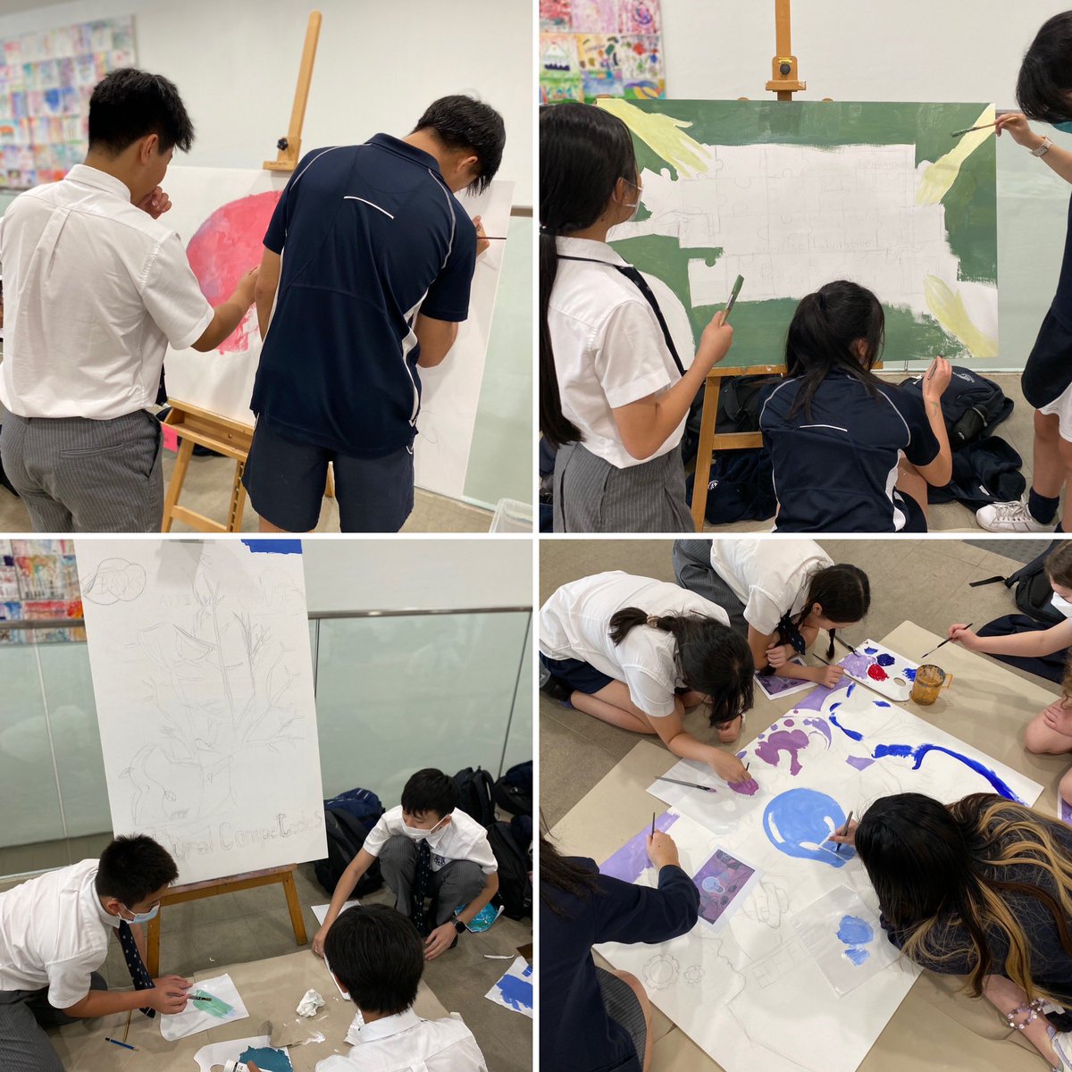 House art is well underway and some of these boards are really starting to take shape! <a href="/Harrow_HK/">Harrow International School Hong Kong</a> <a href="/HeadHarrowHK/">Ann Haydon</a>