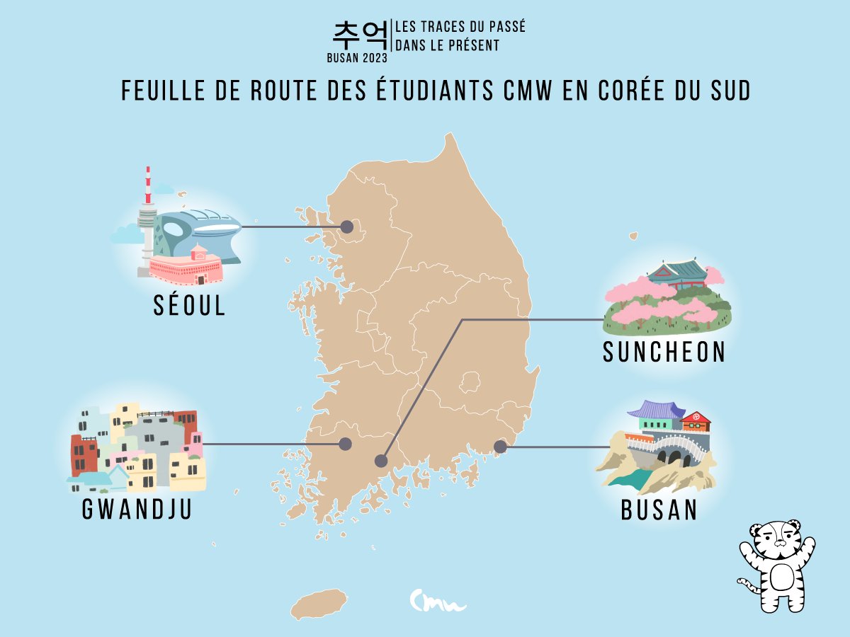 De #Séoul à #Busan, les étudiants commencent à identifier leurs différents arrêts en #CoréeduSud. Aidez-nous à rendre cela possible ! cutt.ly/J8AjnD6 
#master #cmw #crowdfunding #KKBB