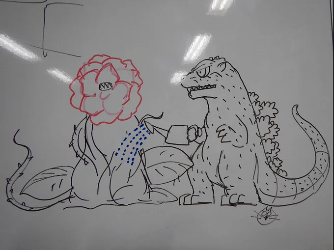 ホワイトボード落書き
#ゴジラ #Godzilla 